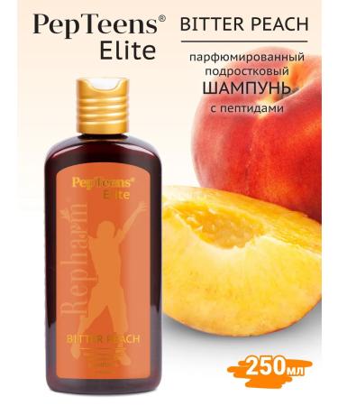 Repharm Pepteens Elite teenage shampoo Bitter Peach 250 ml - Buy Online on GoSupps.com