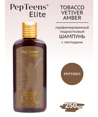 Repharm Pepteens Elite Shampoo Tobacco Vetiver & Amber 250 ml - Buy Online on GoSupps.com