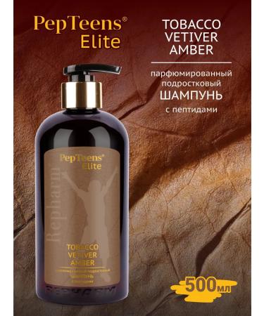 Repharm Pepteens Elite Shampoo Tobacco Vetiver & Amber 500 ml