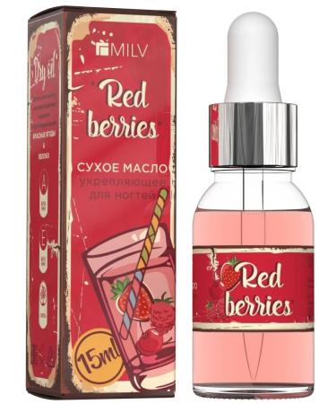MILV Dry strengthening nail oil "Red Berries" - Buy Online on GoSupps.com