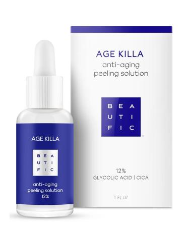 BEAUTIFIC Age Killa rejuvenating peeling with glycolic acid 30ml - Buy Online on GoSupps.com