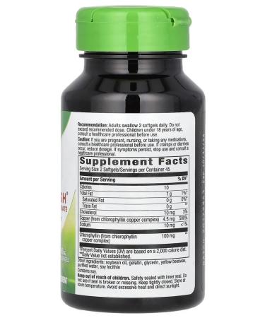 Nature's Way Chlorofresh (chlorophyll) 90 soft tablets - Buy Online on GoSupps.com