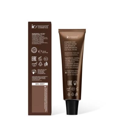 Bronsun Cream-painting for eyelashes and eyebrows dark brown No. 7 15ml - Buy Online on GoSupps.com