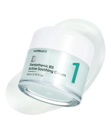 Numbuzin Facial cream No.1 Pantothenic B5 Active Soothing Cream 80ML - Buy Online on GoSupps.com