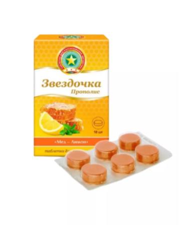 STAR Propolis tablets with honey and lemon 18 Tab-1UP - Buy Online on GoSupps.com