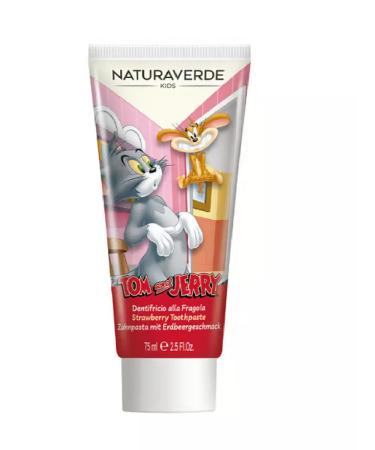 NATURAVERDE Children's toothpaste "Tom and Jerry" 75 ml 2 pcs - Buy Online on GoSupps.com