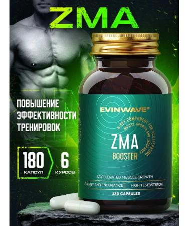 EVINWAVE ZMA Testosterone Booster testobuster 180 capsules