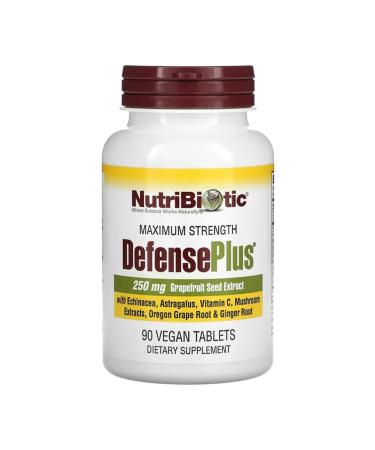 NutriBiotic Defenseplus 90 vegetarian tablets