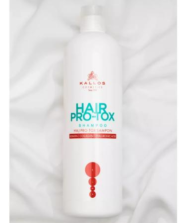 Kallos Cosmetics Hair shampoo Kallos Hair Pro-tox 2pcs 1000ml - Buy Online on GoSupps.com