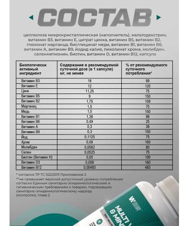 Soul Way Multi vitamin complex 120 capsules - Buy Online on GoSupps.com