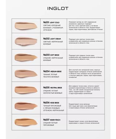 INGLOT Peptide concealer for the zone around the eyes No. 202 4.6 ml - Buy Online on GoSupps.com