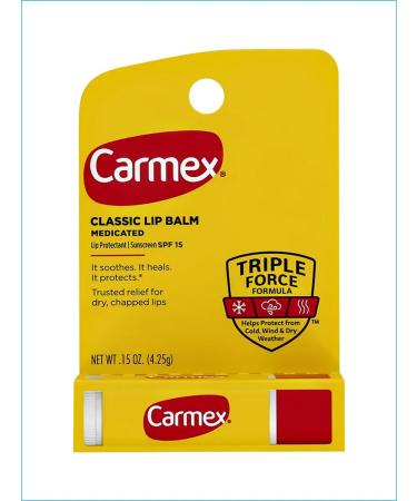 carmex Moisturizing lip balm 4.25 gr - Buy Online on GoSupps.com