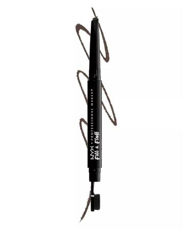NYX Professional Makeup Fill & Fluff 06 Brunette eyebrow pencil - Buy Online on GoSupps.com