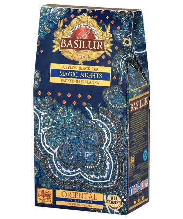 Basilur Tea black leaf set Magic nights 100 g x 6 pcs - Buy Online on GoSupps.com