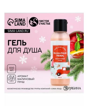 Pure happiness Shower gel "raspberry punch" New Year