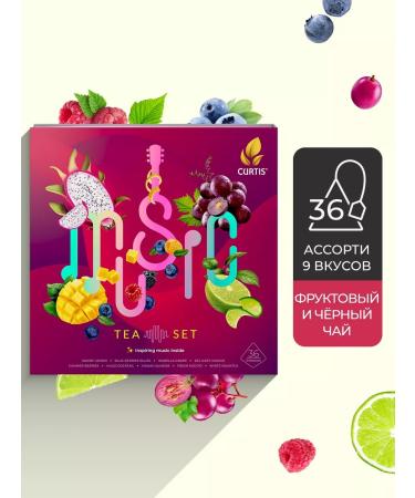 CURTIS Music Tea Set 36 pyramids Assorted 9 tastes - Buy Online on GoSupps.com