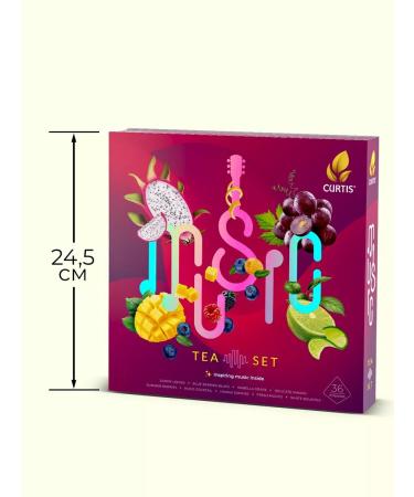 CURTIS Music Tea Set 36 pyramids Assorted 9 tastes - Buy Online on GoSupps.com