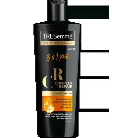 TRESemme Shampoo and hair conditioner with keratin 360ml