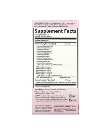 Garden of Life Probiotics 30 vegetarian capsules - Buy Online on GoSupps.com