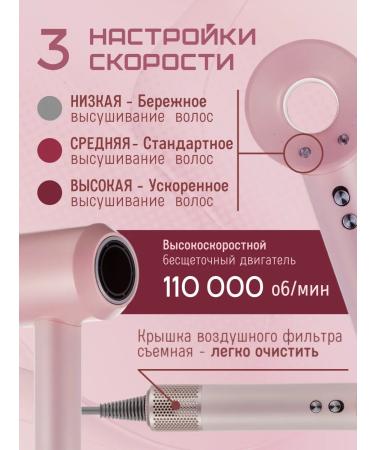 NADISHOP Hair hair dryer Professional Styler with nozzles - Buy Online on GoSupps.com