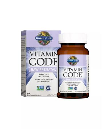 Garden of Life Vitamins for pregnant women RAW PRENATAL 90 capsules - Buy Online on GoSupps.com