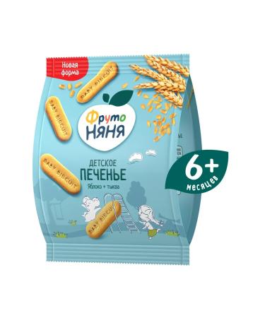 Frutonyanya Baby cookies soluble apple-tie 50g (7 pcs) - Buy Online on GoSupps.com