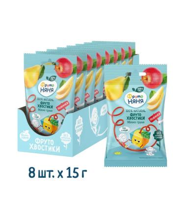 Frutonyanya Frutochvostiki apple-brigade 15g (8 pcs)