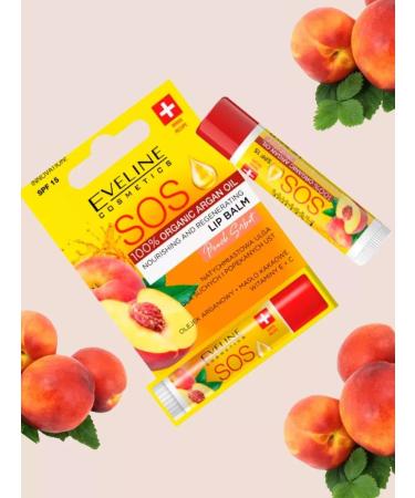 EVELINE Lip balm nourishing peach sorbet - Buy Online on GoSupps.com