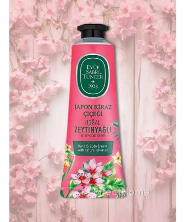 EYUP SABRI TUNCER Hand and body cream flowers of Japanese cherry 50 ml - Buy Online on GoSupps.com