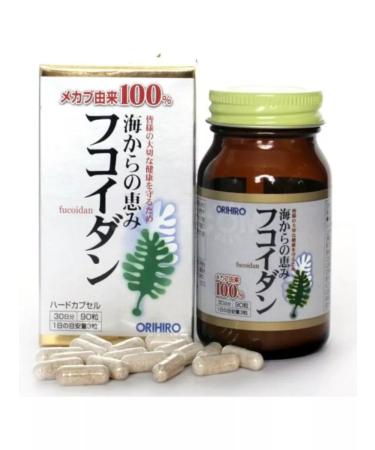 Orihiro Fucoidan 90 capsules - Buy Online on GoSupps.com