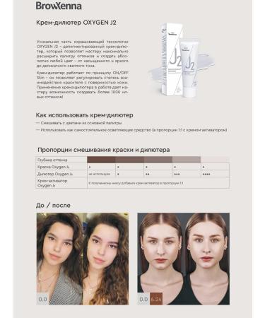 BROWXENNA Smart coloring system for eyebrows and eyelashes Oxygen O2 - Buy Online on GoSupps.com