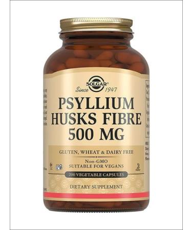SOLGAR Psillium fiber of plantain dietary fiber caps 200