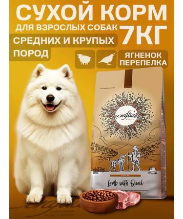 CRAFTIA For dogs of medium and large breeds of lambs and quail 7 kg