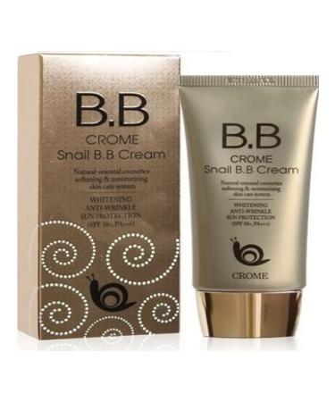 BEAUTY Crome Snail BB Cream SPF50+ PA +++ (50ML) with snail mucin - Buy Online on GoSupps.com