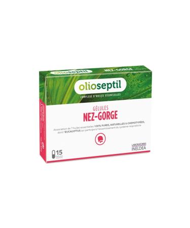 Olioseptil For the treatment of the throat and nose of NEZ-Gorge 15 capsules - Buy Online on GoSupps.com
