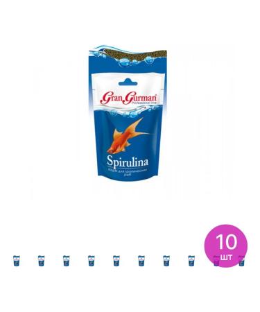 Zoomir Gran Gurman Spirulina food with increased (set of 10 pcs)