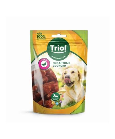 Treats for dogs Triols piquant sausages from duck 70g