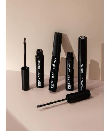 Provoc Persistent gel for fixing the shape of the eyebrows black 2.3 ml - Buy Online on GoSupps.com