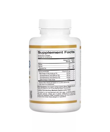 California Gold Nutrition CGN Omega-3 Premium fish oil 180 120 100 capsules - Buy Online on GoSupps.com