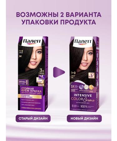 Palette Persistent cream-painting 1-0 (n1) black 110 mlx2pcs - Buy Online on GoSupps.com