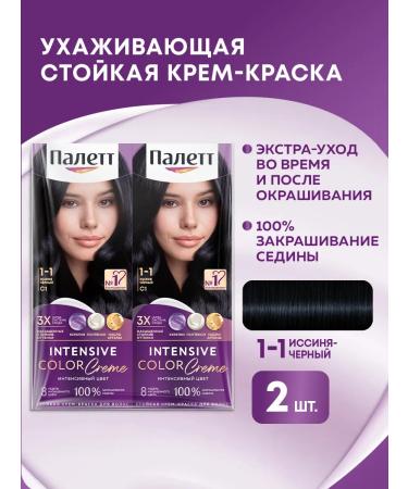 Palette Persistent cream-painting 1-1 (C1) Black-black 110 mlx2pcs