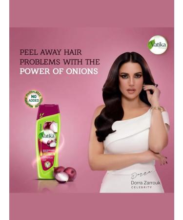 Dabur Onion shampoo for nutrition of the skin and hair growth 400 ml - Buy Online on GoSupps.com