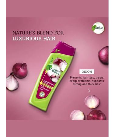 Dabur Onion shampoo for nutrition of the skin and hair growth 400 ml - Buy Online on GoSupps.com