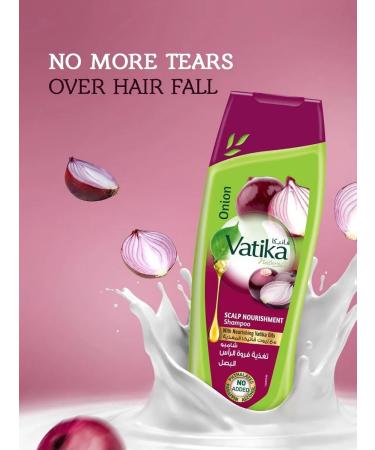 Dabur Onion shampoo for nutrition of the skin and hair growth 400 ml - Buy Online on GoSupps.com