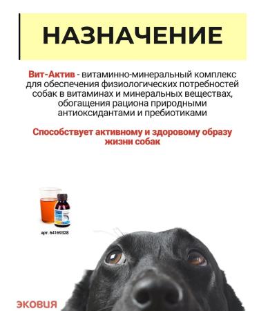 Vit-Active Complex of vitamins for dogs Formula of Health 3 U - Buy Online on GoSupps.com
