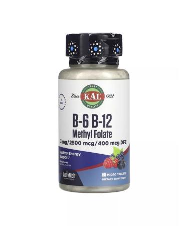 KAL Vitamins B berry assorted 60 micro -tacks