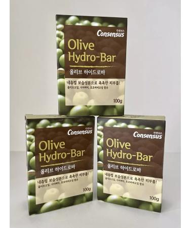 Consensus Olive toilet soap moisturizing natural Korea 3 pcs - Buy Online on GoSupps.com