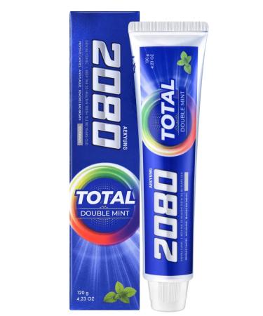 Dental Clinic 2080 Toothpaste natural double mint 120g 2pcs - Buy Online on GoSupps.com