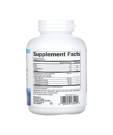 Natural Factors Omega-3 120 soft tablets Enteripure - Buy Online on GoSupps.com