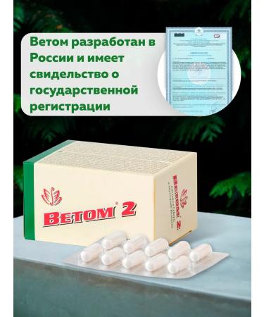 Vetom 2 probiotic for microflora and gastrointestinal tract cleaning 50 capsules - Buy Online on GoSupps.com
